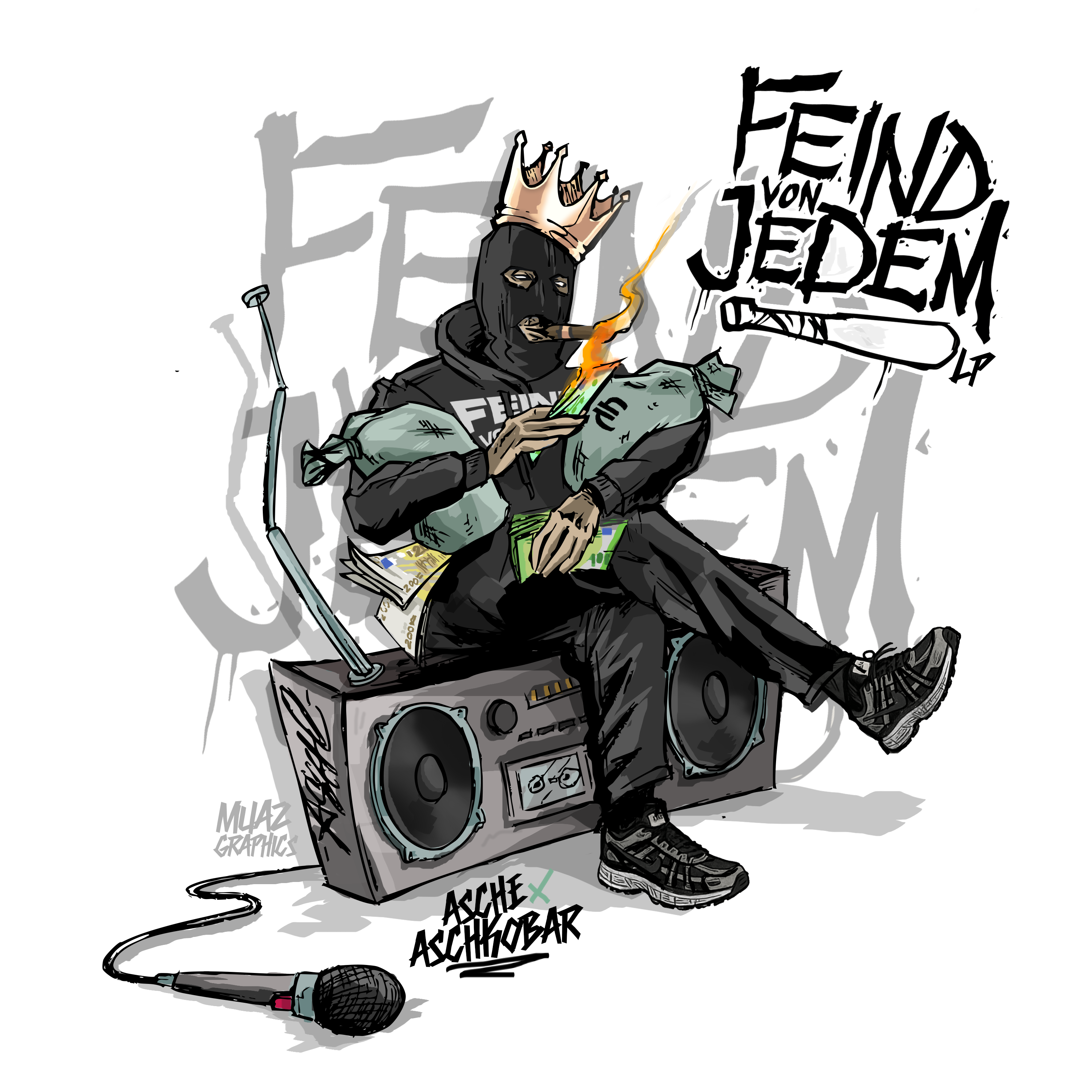 Asche Feind von Jedem LP Fanbox 432795